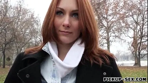 Nézze meg: Redhead Czech girl Alice March gets banged for some cash Power Tube