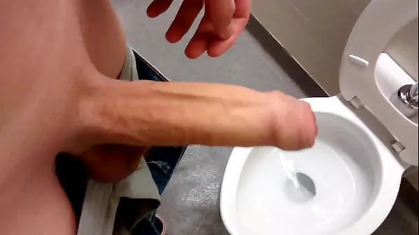 Tonton Foreskin in Public Washroom Power Tube