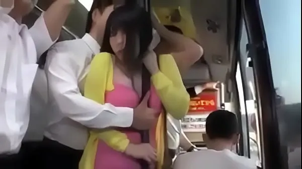 Tonton young jap is seduced by old man in bus Power Tube