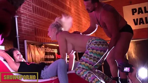 Watch Public on stage with pornstars power Tube