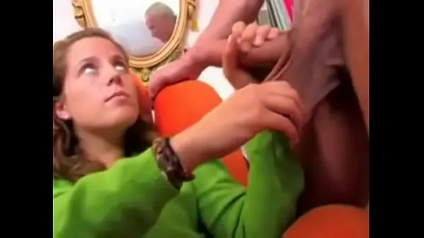 Watch step daughter jerks off her power Tube