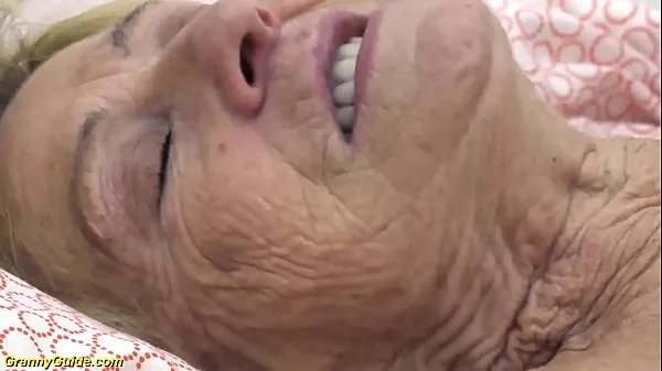 Tonton sexy 90 years old granny gets rough fucked Power Tube