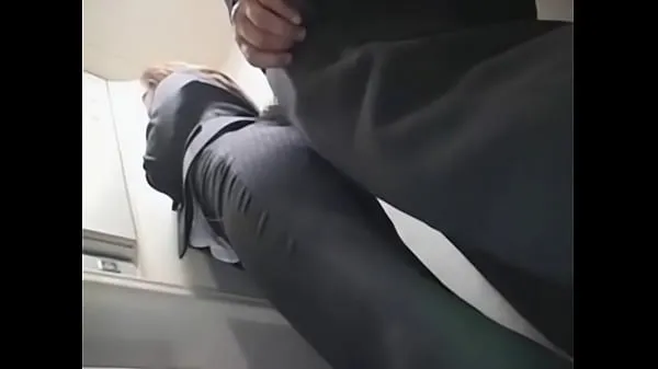 Watch Squatting in the elevator power Tube