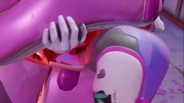 Se D.VA GETS STUCK IN HER MECH THEN ANAL FUCKED power Tube