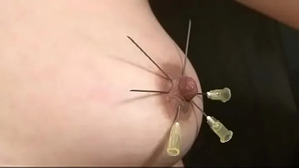 Watch japan BDSM piercing nipple and electric shock power Tube