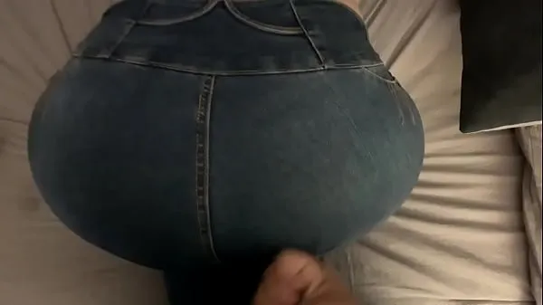 Watch I cum in my wife's pants with a tremendous ass power Tube