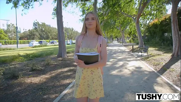 TUSHY Thin Blonde Student Has Unforgettable First Anal Experience Power Tube'u izleyin