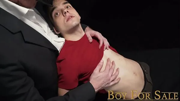 Watch BoyForSale - little slave boy whimpers and leaks precum power Tube