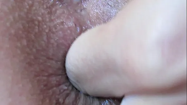 Watch Extreme close up anal play and fingering asshole power Tube