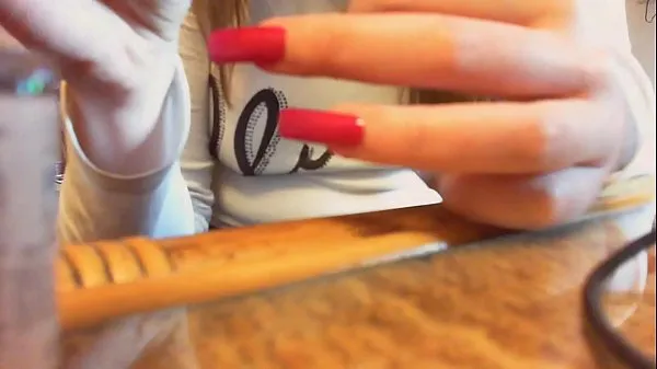 Watch Together an unusual and extreme sexy manicure asmr power Tube