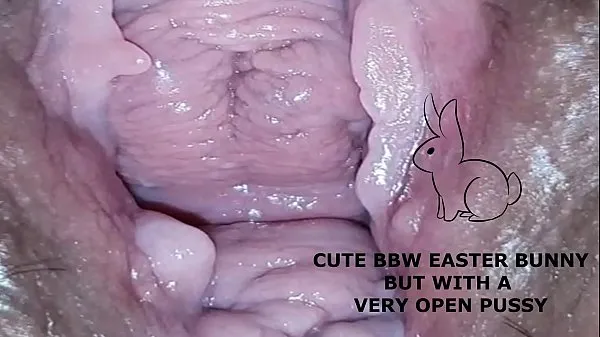 Se Cute bbw bunny, but with a very open pussy power Tube