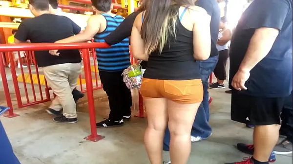 Watch Thick ass in orange power Tube