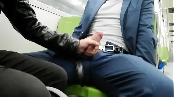 Watch Cruising in the Metro with an embarrassed boy power Tube