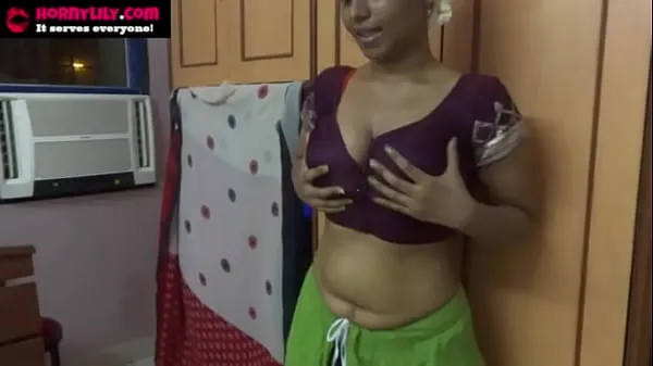 Mumbai Maid Horny Lily Jerk Off Instruction In Sari In Clear Hindi Tamil and In Indian 파워 튜브 시청
