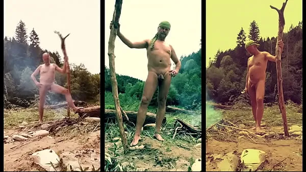 Nézze meg: shameless nudist triptych - my shtick Power Tube