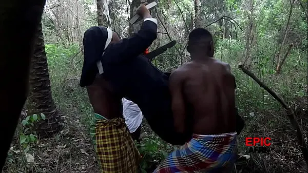 Watch African warriors fuck foreign Missionary (trailer power Tube