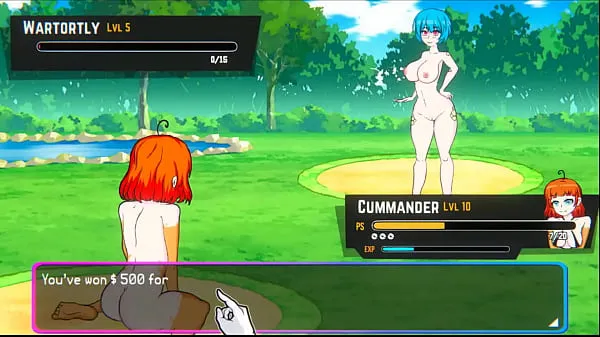 Titta på Oppaimon [Pokemon parody game] Ep.5 small tits naked girl sex fight for training power Tube