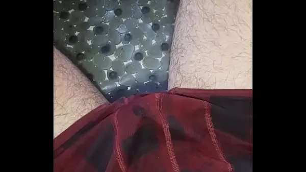 Tonton Piss in my underwear and cum Power Tube