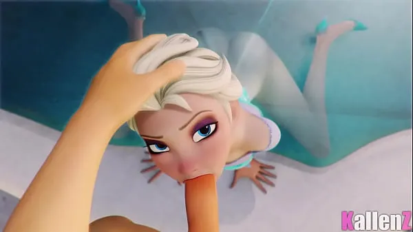 Watch Frozen - Elsa gets a blowjob power Tube