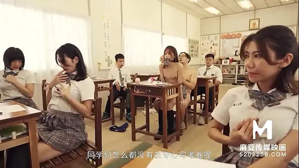 Tonton Trailer-MDHS-0009-Model Super Sexual Lesson School-Midterm Exam-Xu Lei-Best Original Asia Porn Video Power Tube