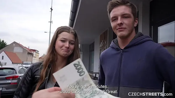 Bekijk CzechStreets - He allowed his girlfriend to cheat on him Power Tube