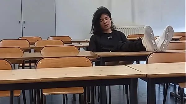 Watch Oh my... This student wanks his dick at school power Tube
