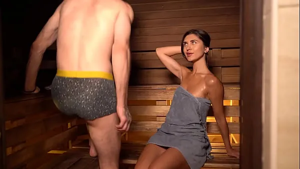 Watch It was already hot in the bathhouse, but then a stranger came in power Tube