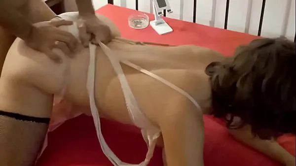 1574 - Slut in Satin Thong and Bra, Heels, Doggy Style, Blowjob, Pussy Licking, Ass Licking 파워 튜브 시청
