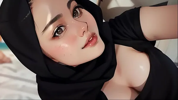 Oglejte si plump hijab playing toked Power Tube