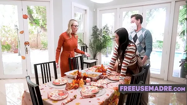 Watch Family Differences Sorted Through Freeuse Dinner- Crystal Clark, Natalie Brooks power Tube