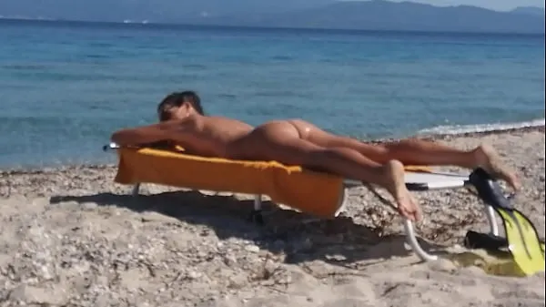 Watch Drone exibitionism on Nudist beach power Tube