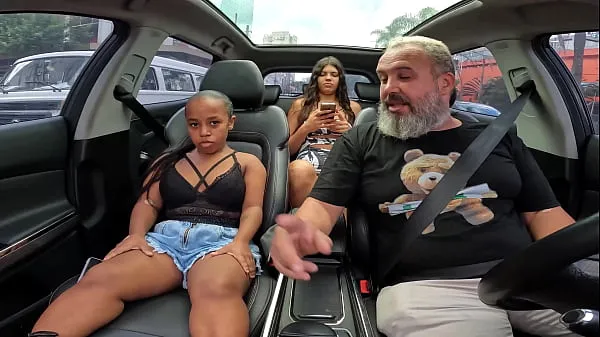 Assista Anâzinha do Mau naked in the car and messing around on the streets of São Paulo Power Tube