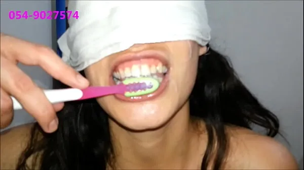 Watch Sharon From Tel-Aviv Brushes Her Teeth With Cum power Tube