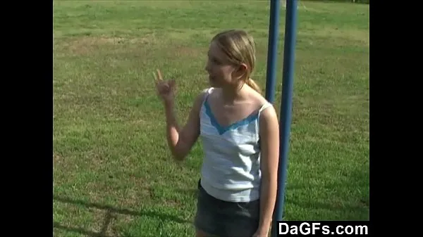 Watch Dagfs - Little Pussy Plays In The Park And Flashes Her Body power Tube