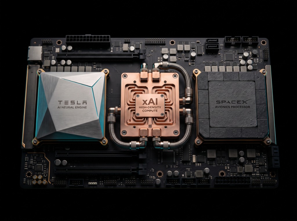 El Tridente Tecnológico: Tesla, xAI y SpaceX Interconectados